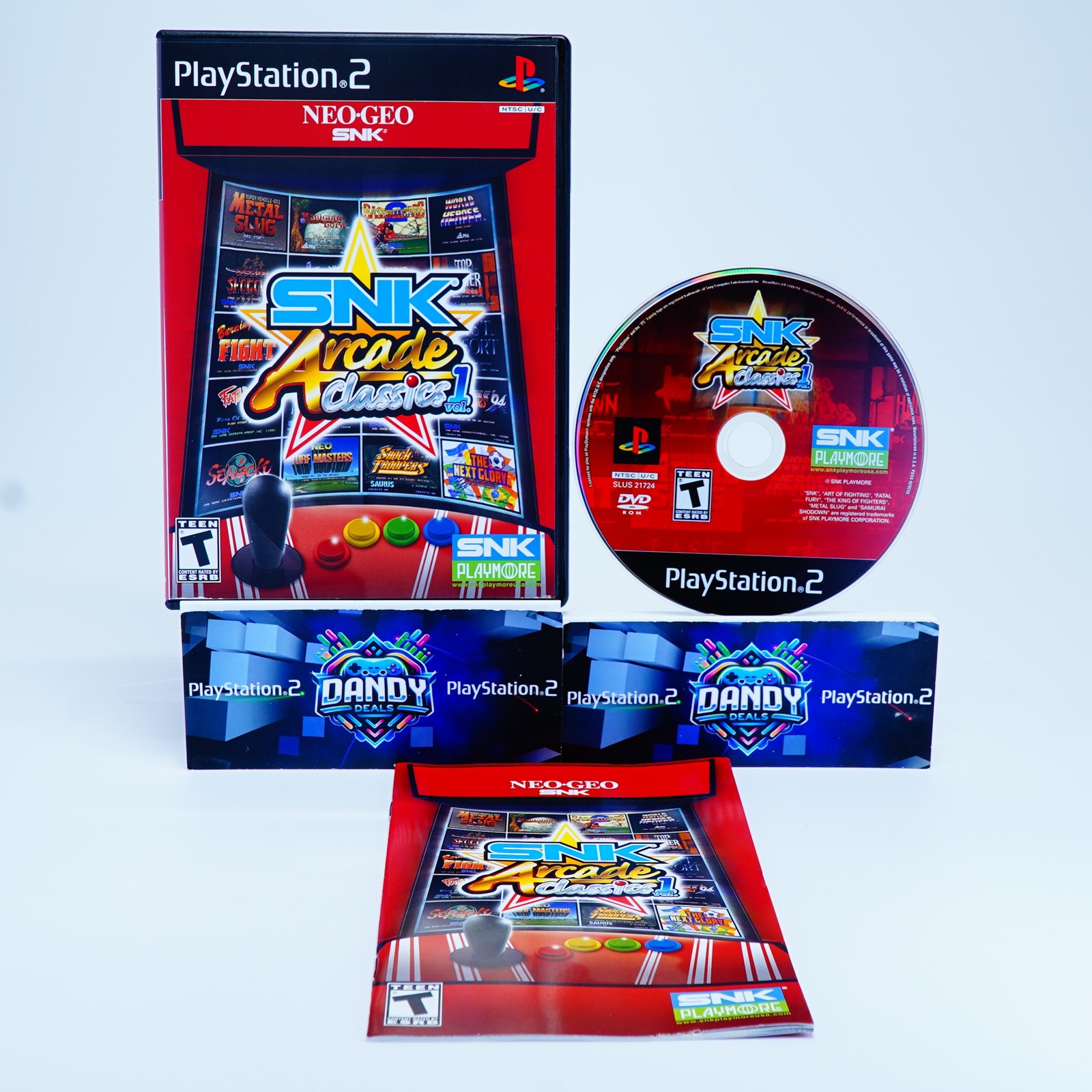 SNK Arcade Classics Volume 1 PS2 CIB W/ Manual – PlayStation 2