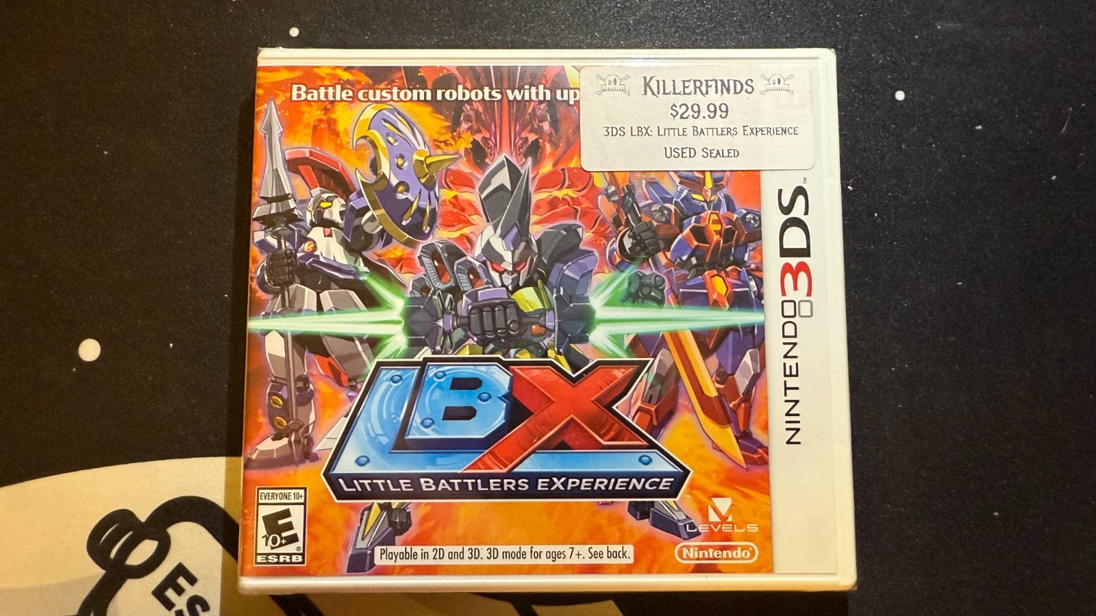 NINTENDO 3DS LITTLE BATTLERS EXPERIENCE GAME AND BOX AUTHENTIC TESTED