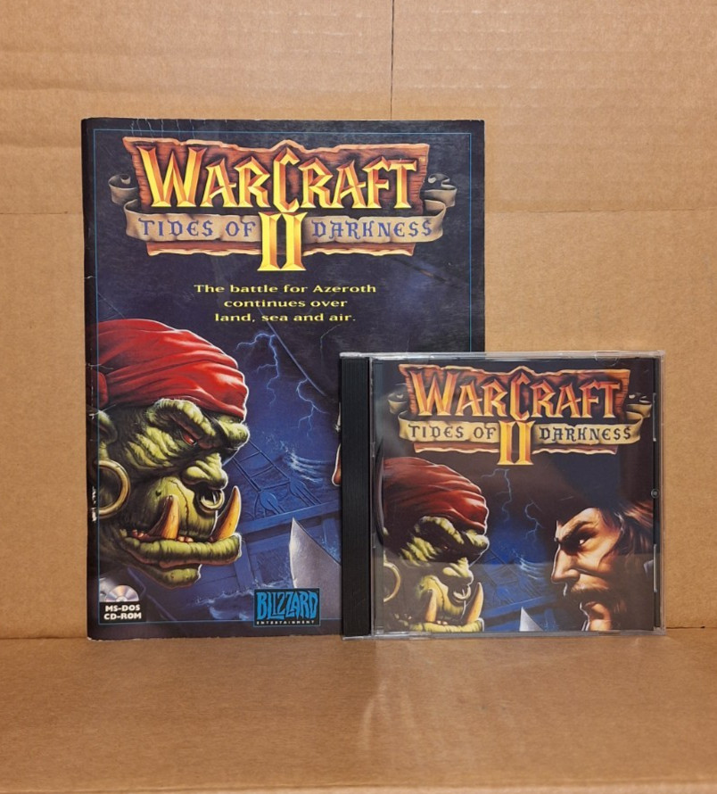 WarCraft II: Tides of Darkness (PC, 1995) – Game and Manual – Tested