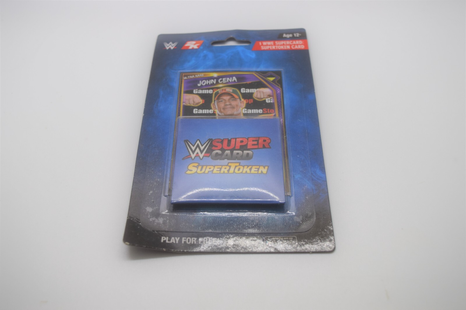 WWE Supercard JOHN CENA QR Code NIB Ultra Rare Super Token WWF Wrestling 2016