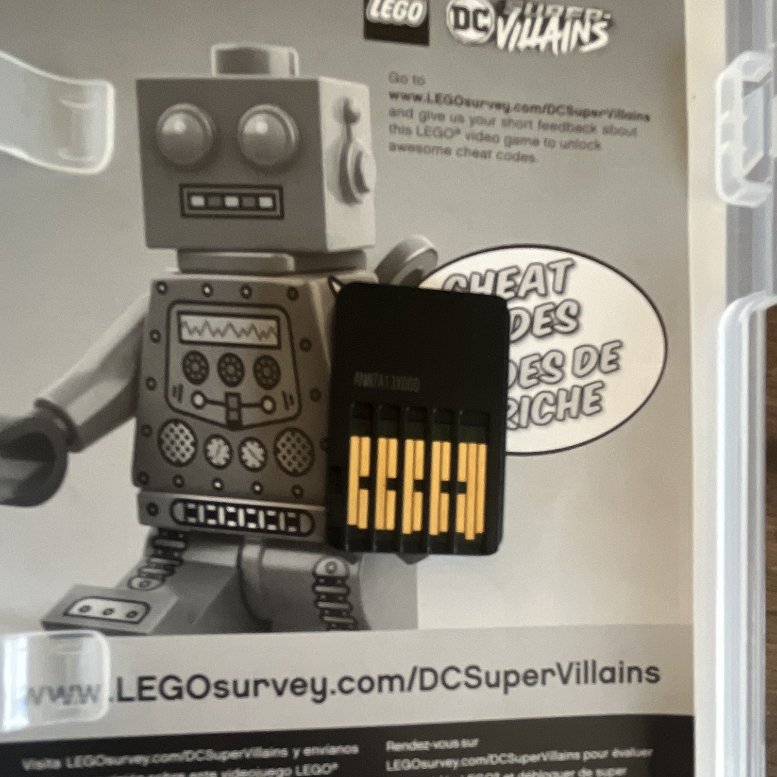 LEGO DC Super-Villains Nintendo Switch Game Cartridge w/ Case E10+ NTSC-U/C