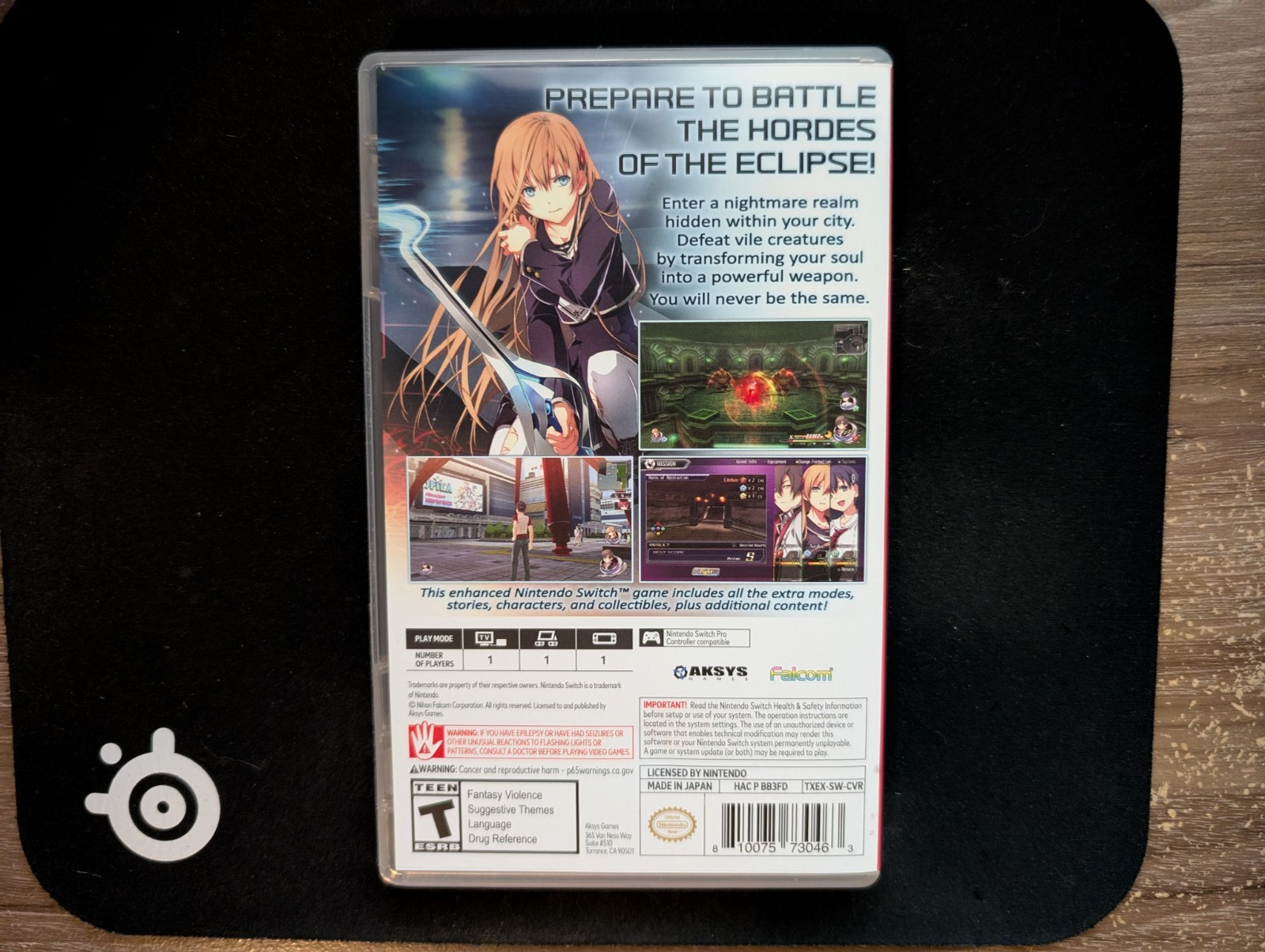 Tokyo Xanadu eX+ (Nintendo Switch, 2024) Complete CIB – Tested
