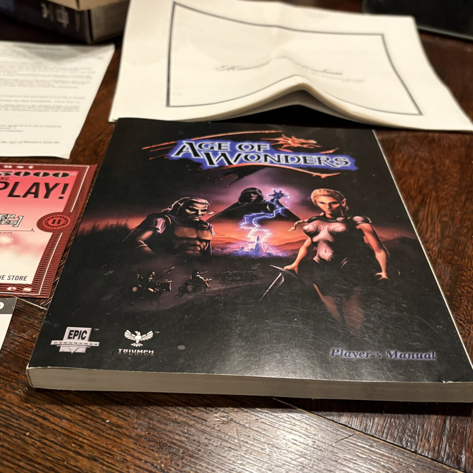 Age of Wonders PC Vintage Big Box Complete in Box + Strategy Guide HARD TO FIND