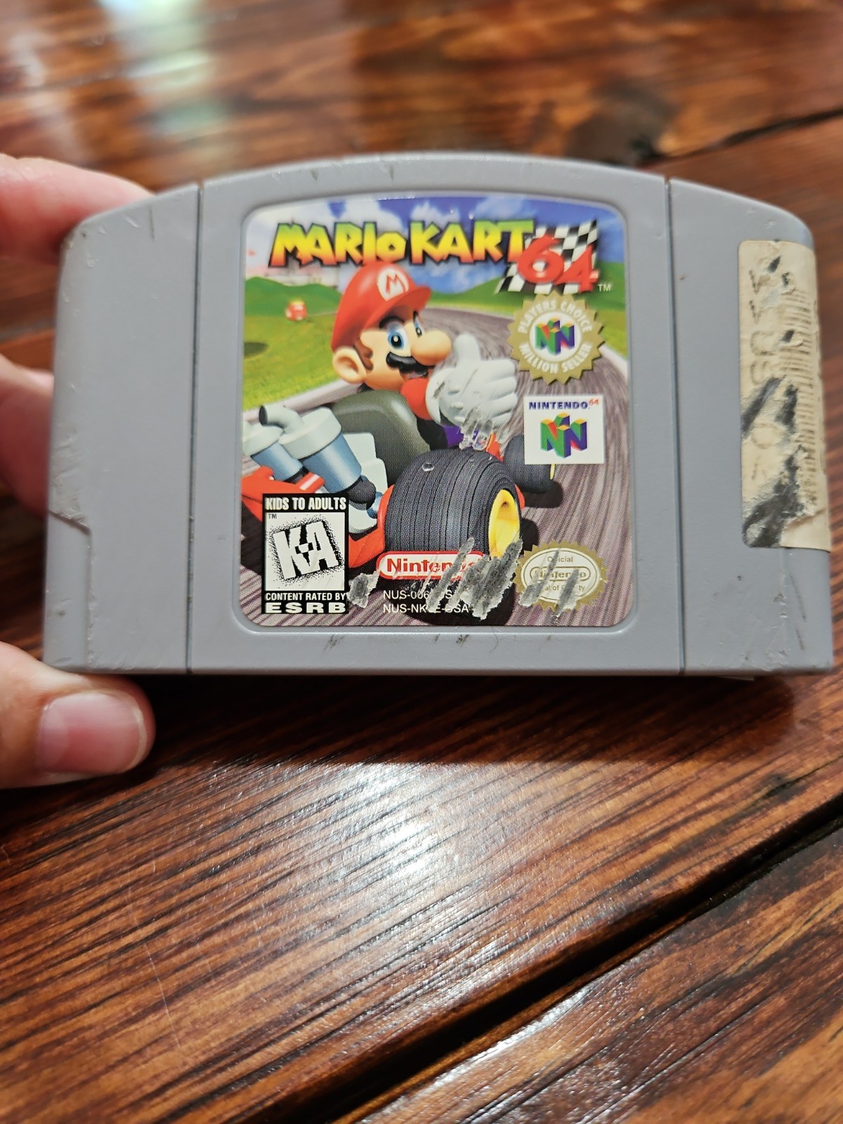 Mario Kart 64 Nintendo Racing Game 1997 N64 Super Used Working Cartridge