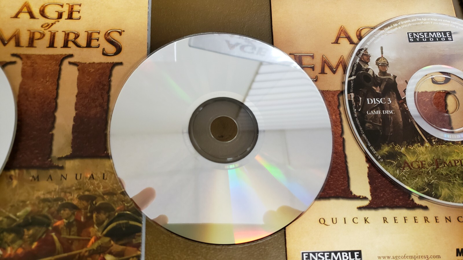 CIB AGE OF EMPIRES III 3 PC CD ROM VIDEO GAME W/ DUST SLEEVE