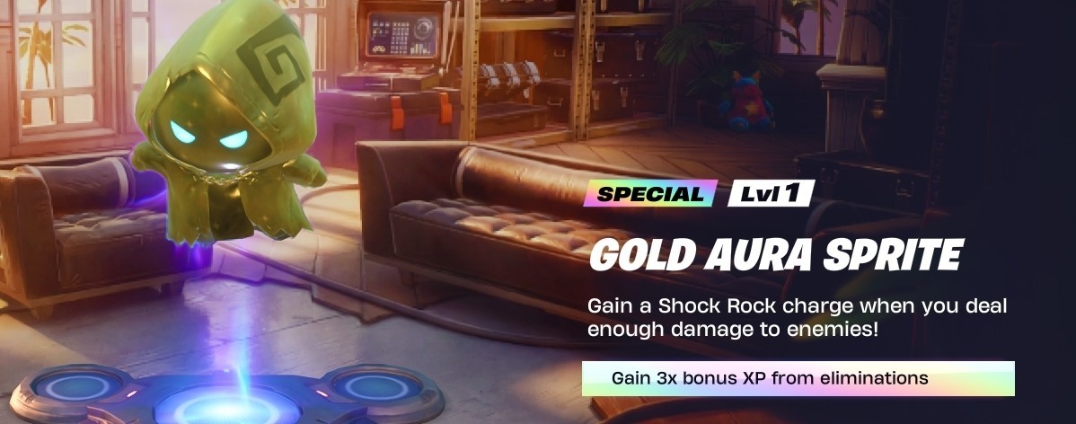 Battle Royale Special Gold Aura Sprite