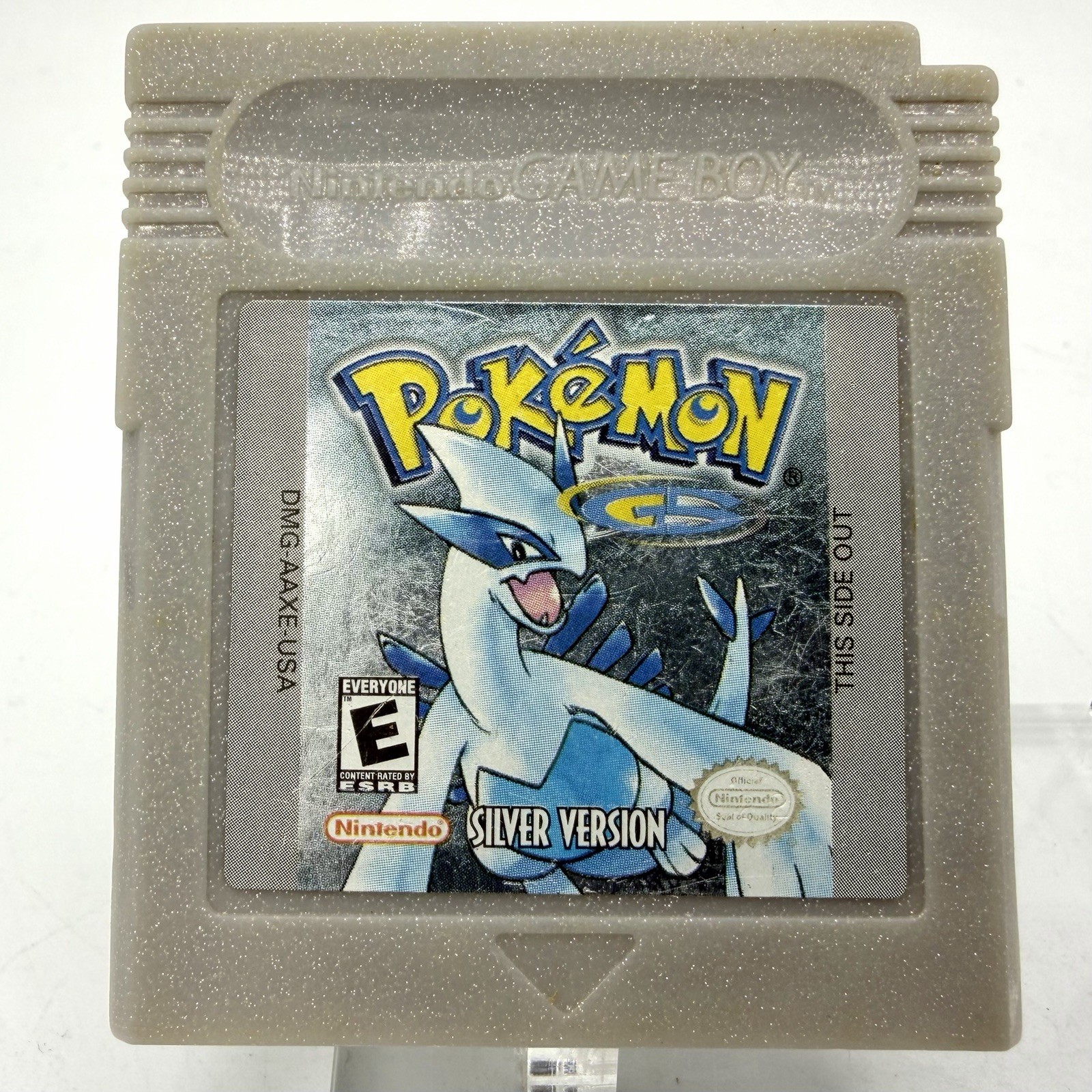Pokemon Silver Version – Gameboy Color *AUTHENTIC & NEW SAVE BATTERY* GBC