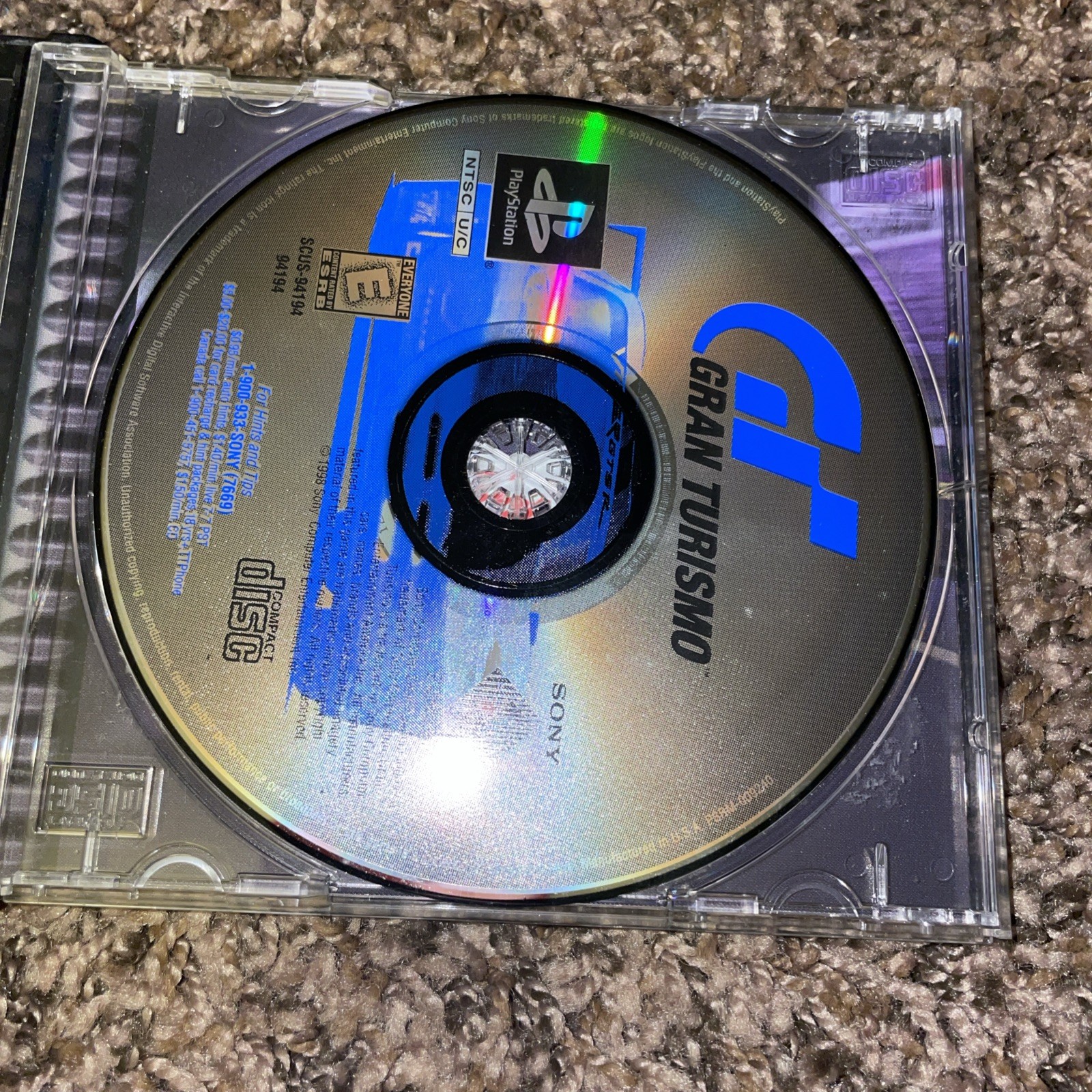 Gran Turismo (Sony PlayStation 1, 1998) PS1 Black Label Complete