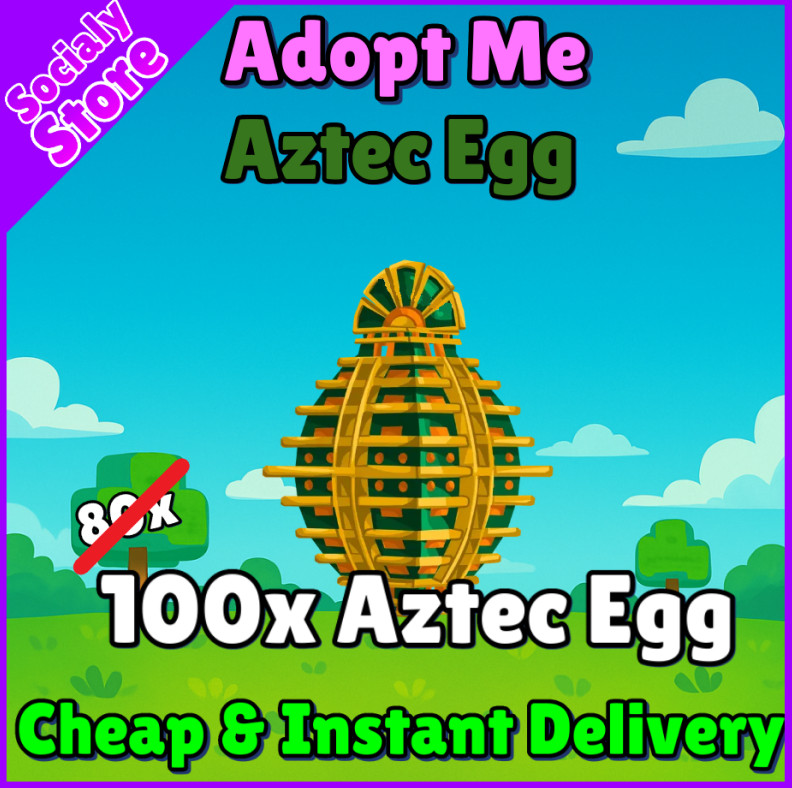 [🟢ONLINE ] 100x Aztec Egg | Adopt Me | Instant Delivery | SAFE | Without Ban