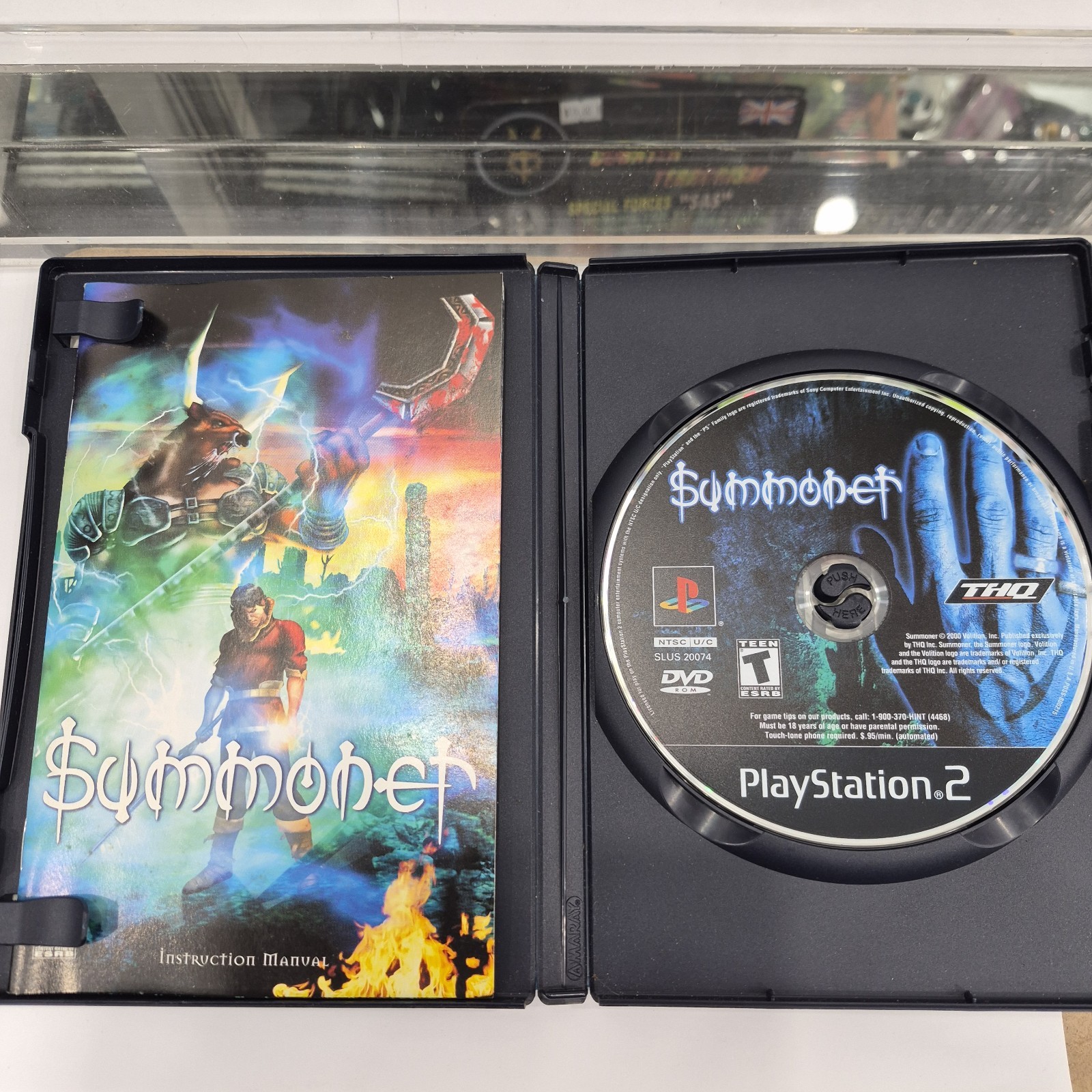 THQ Summoner Sony PlayStation 2 2000 Role Playing T-Teen NTSC-U/C With Manual