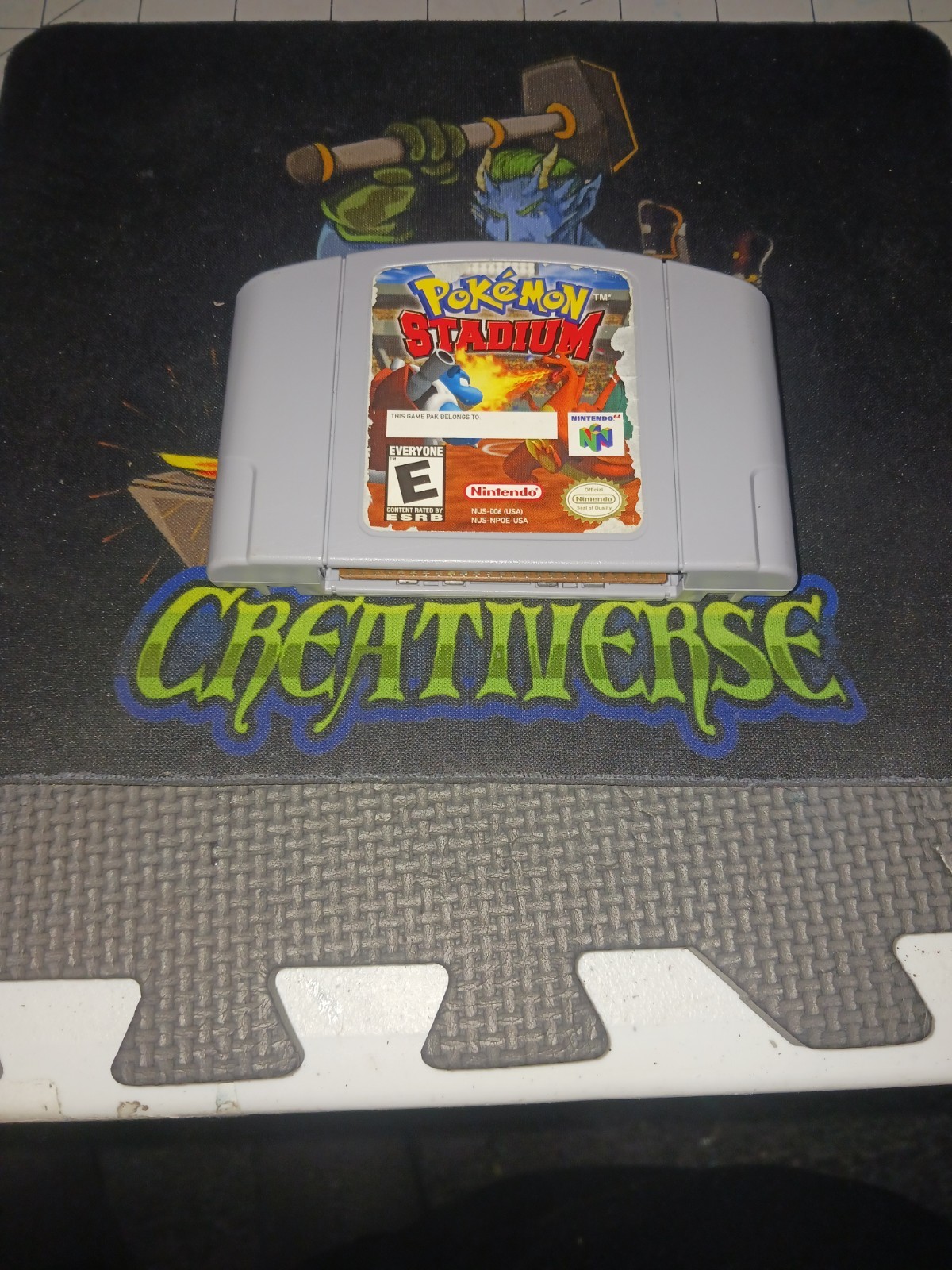 Pre-Own Pokemon Stadium – Nintendo 64 (With Pokeball Made Out Of Pla Check Pics