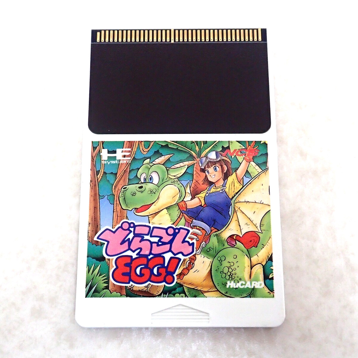 Dragon Egg Hu Card Masaya NEC PC Engine PCE JP Action Battle Role Playing Game