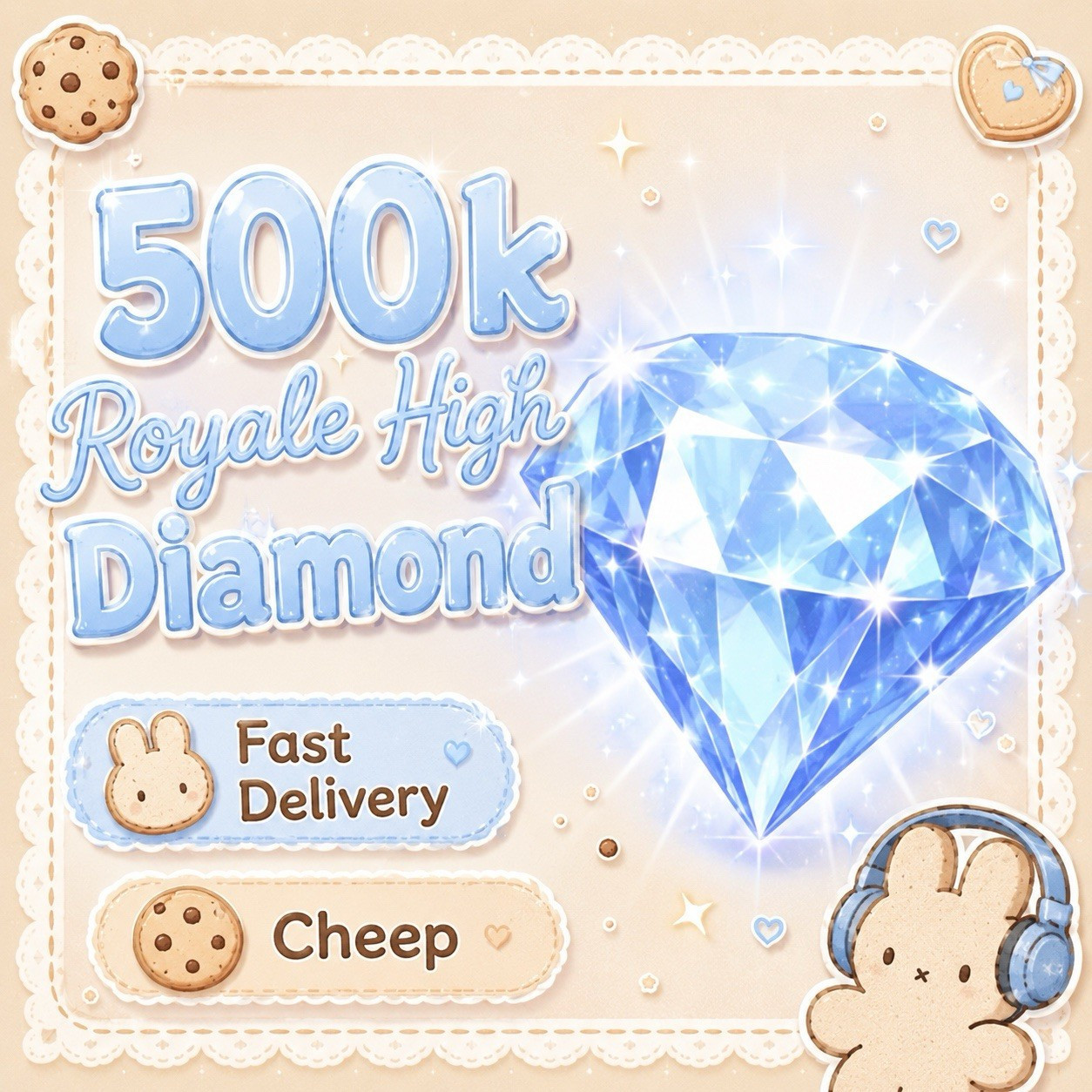 Royale High 500K Diamonds