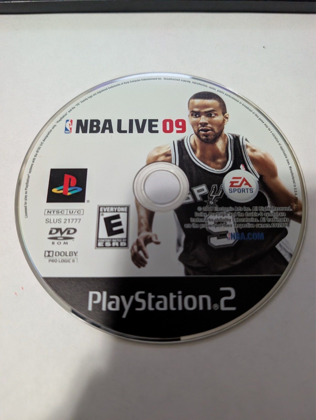 NBA Live 09 (Sony PlayStation 2 PS2) NO TRACKING – DISC ONLY 8386