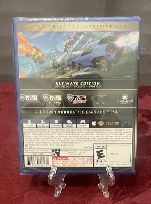 Rocket League – Ultimate Edition (PlayStation 4, 2018) ~ Loose Disc in Case