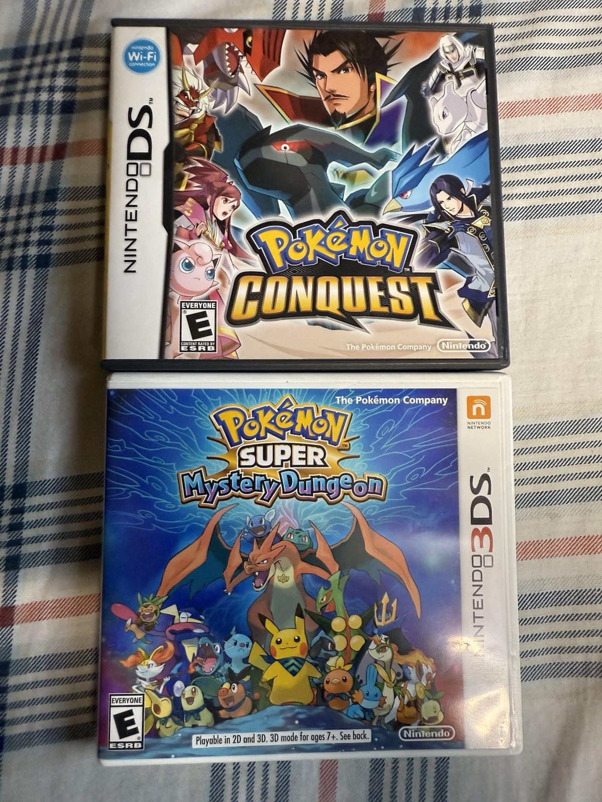 Pokemon Conquest & Super Mystery Dungeon Bundle, AUTHENTIC & TESTED
