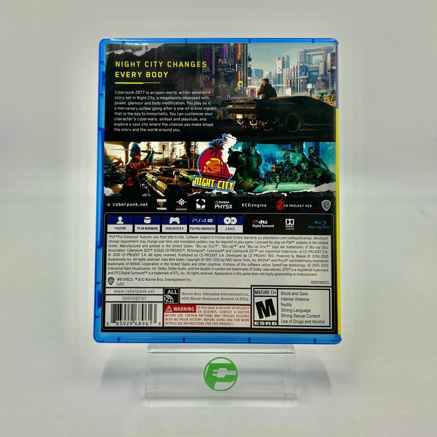 Cyberpunk 2077 (Sony PlayStation 4 PS4, 2020)