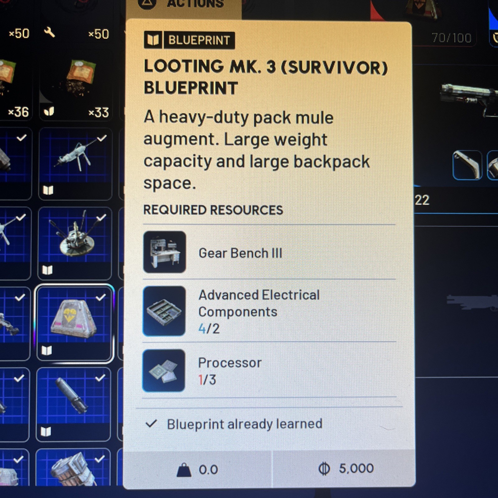 LOOTING MK3 (SURVIVOR ) BLUEPRINT ARC RAIDERS I ALL PLATFORMS