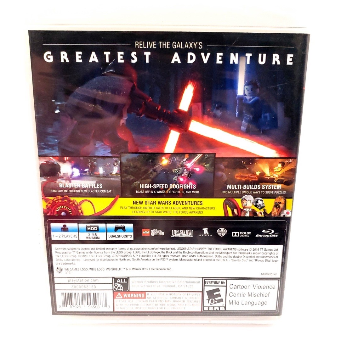 LEGO Star Wars: The Force Awakens Walmart Exclusive (Sony PlayStation 3, 2016)
