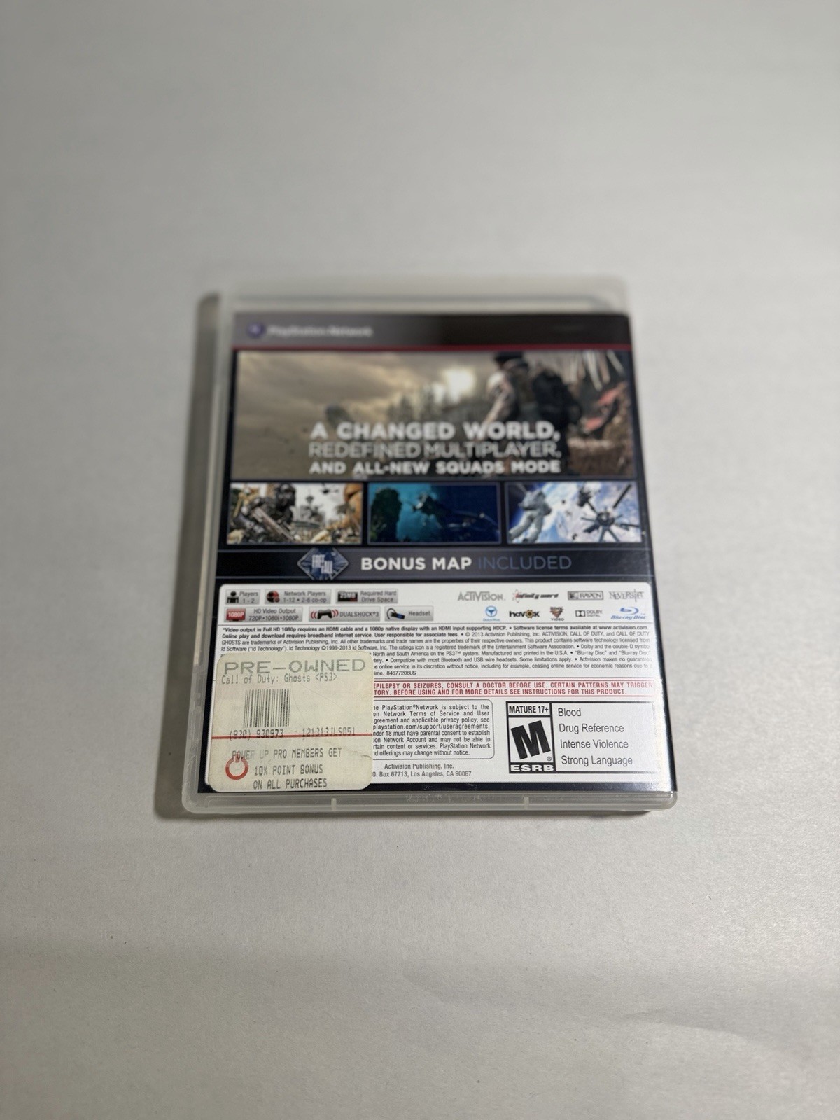 Activision Call of Duty: Ghosts Sony PlayStation 3 PS3 NTSC-U/C CIB 2013 Tested