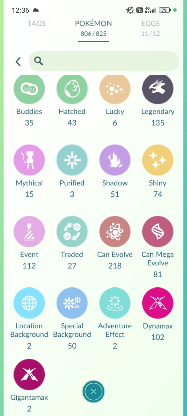Pokémon GO Account LVL 52 74 shiny 135 legendary