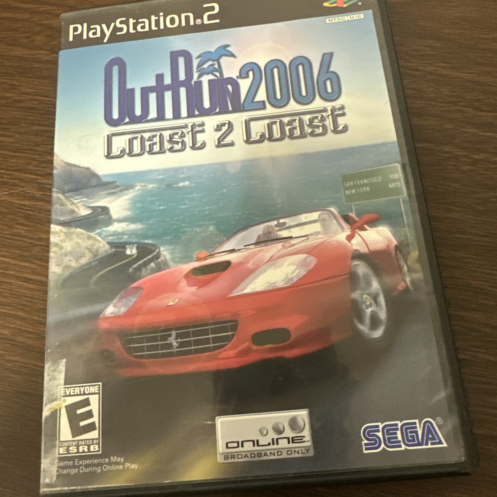 OutRun 2006: Coast 2 Coast (PlayStation 2) w/disc+case+manual (NTSC-U/C)