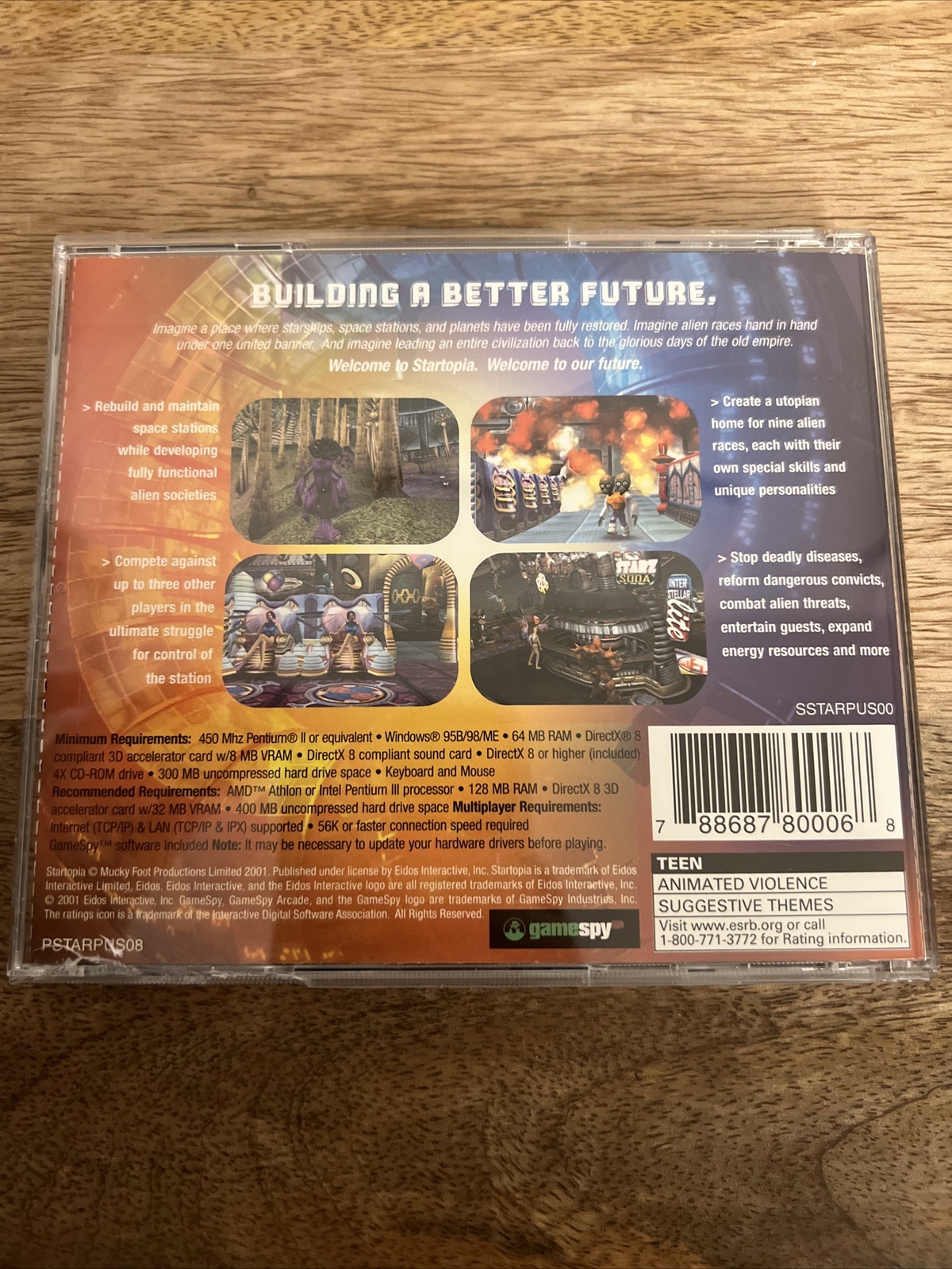 Star Topia Video Game T-Teen Eidos (Pre-Owned)