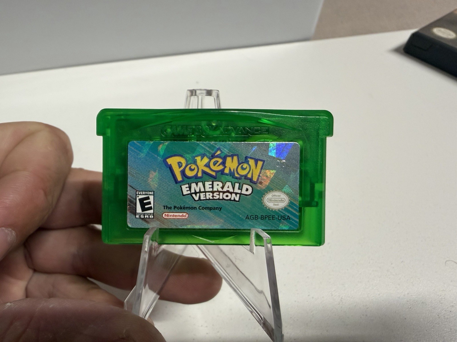 Pokemon Emerald Version * New Battery * (Game Boy Advance GBA) * AUTHENTIC *