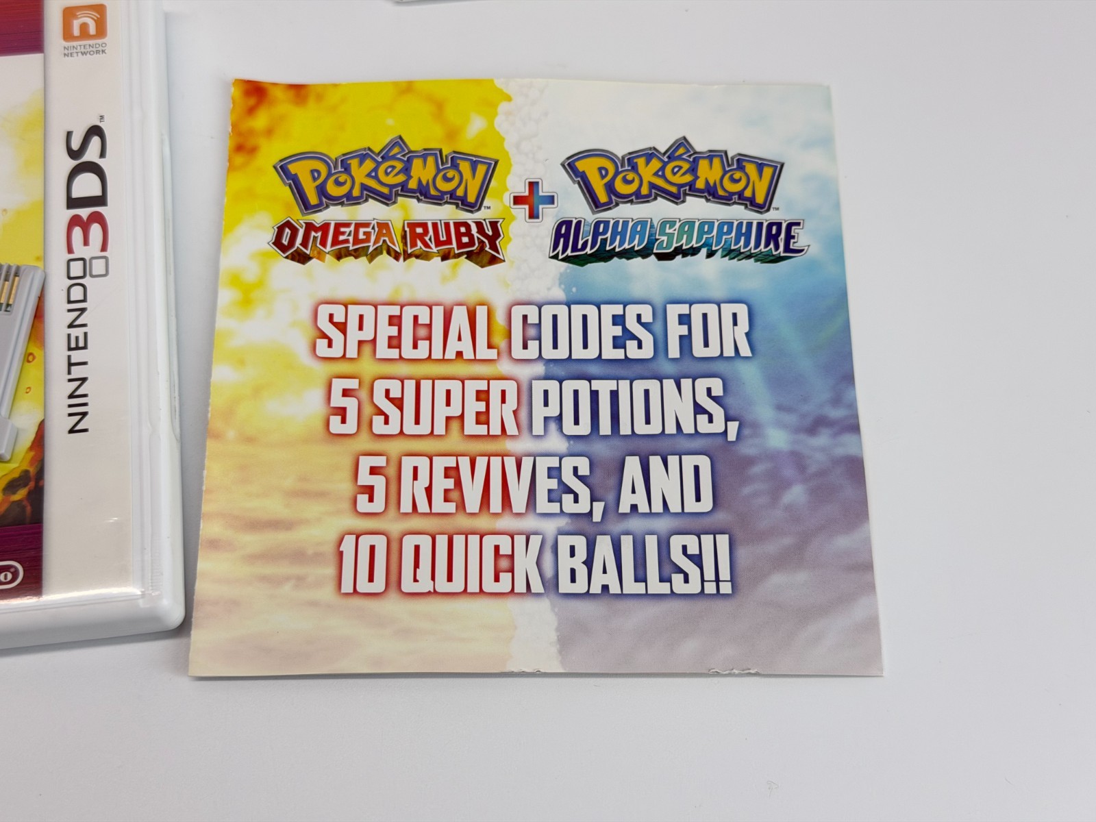 Pokemon Omega Ruby – BONUS Variant – (Nintendo 3DS) Complete & Tested