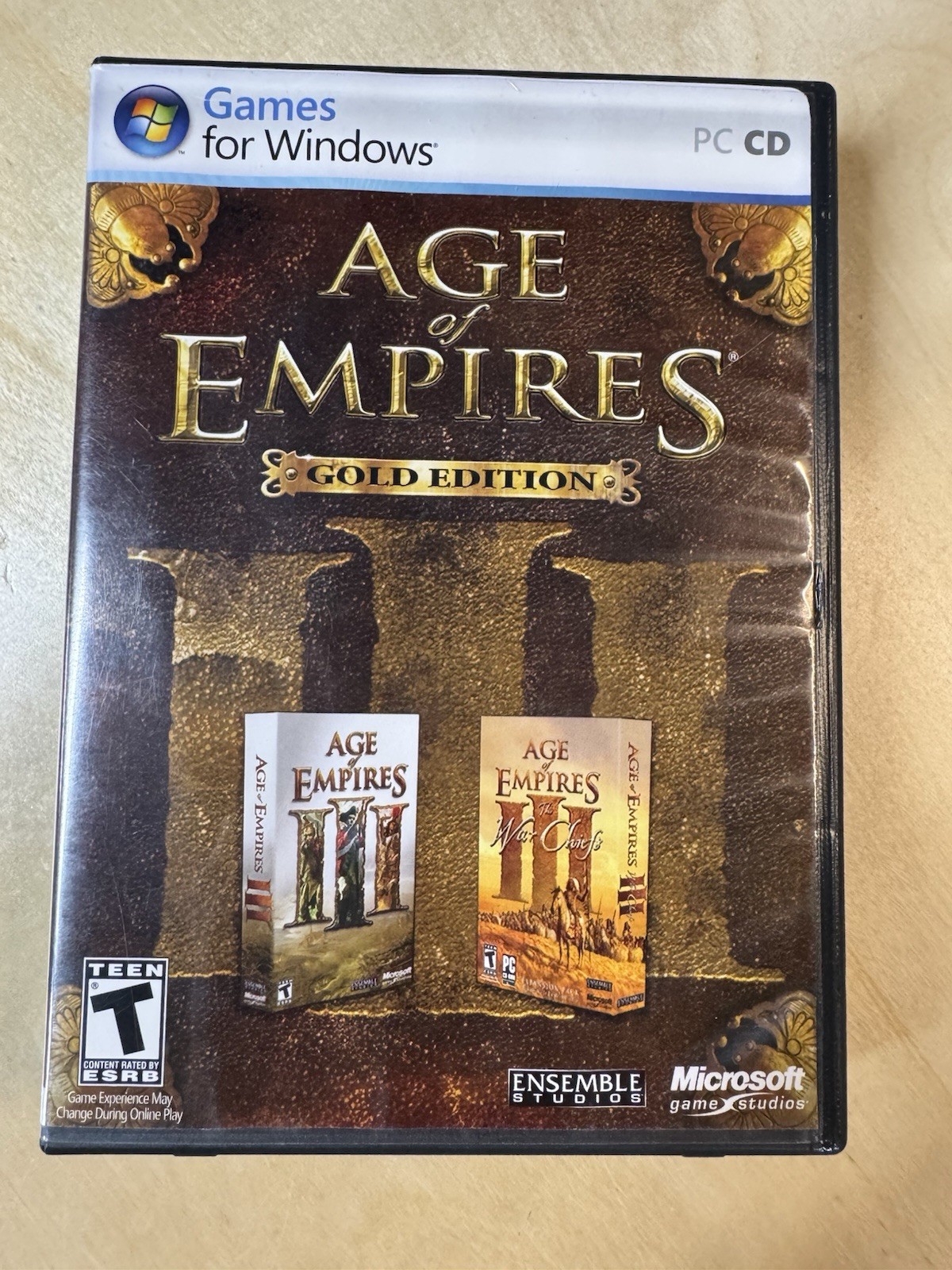 Age of Empires III & Age Of Empires 3 Gold Edition CIB