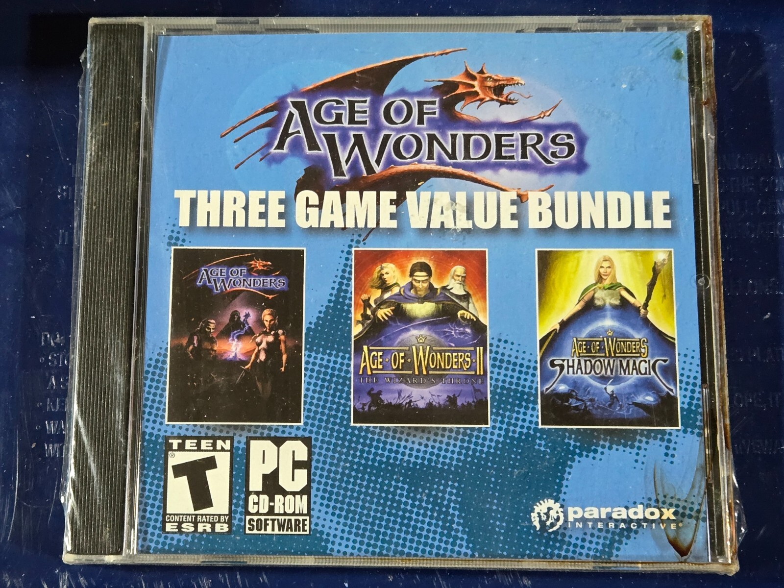 New Sealed Age of Wonders Classic Bundle PC CD ROM ~ 3 Games Paradox Interactive