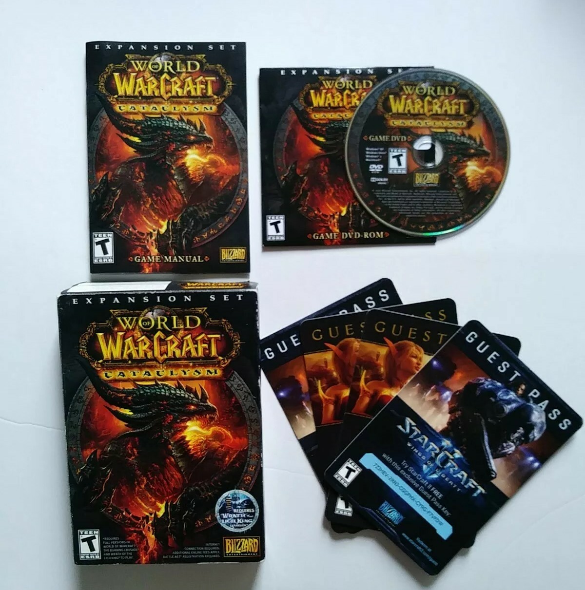 World of Warcraft: Cataclysm Expansion Set (Windows/Mac, 2010) PC Game w/ CD Key