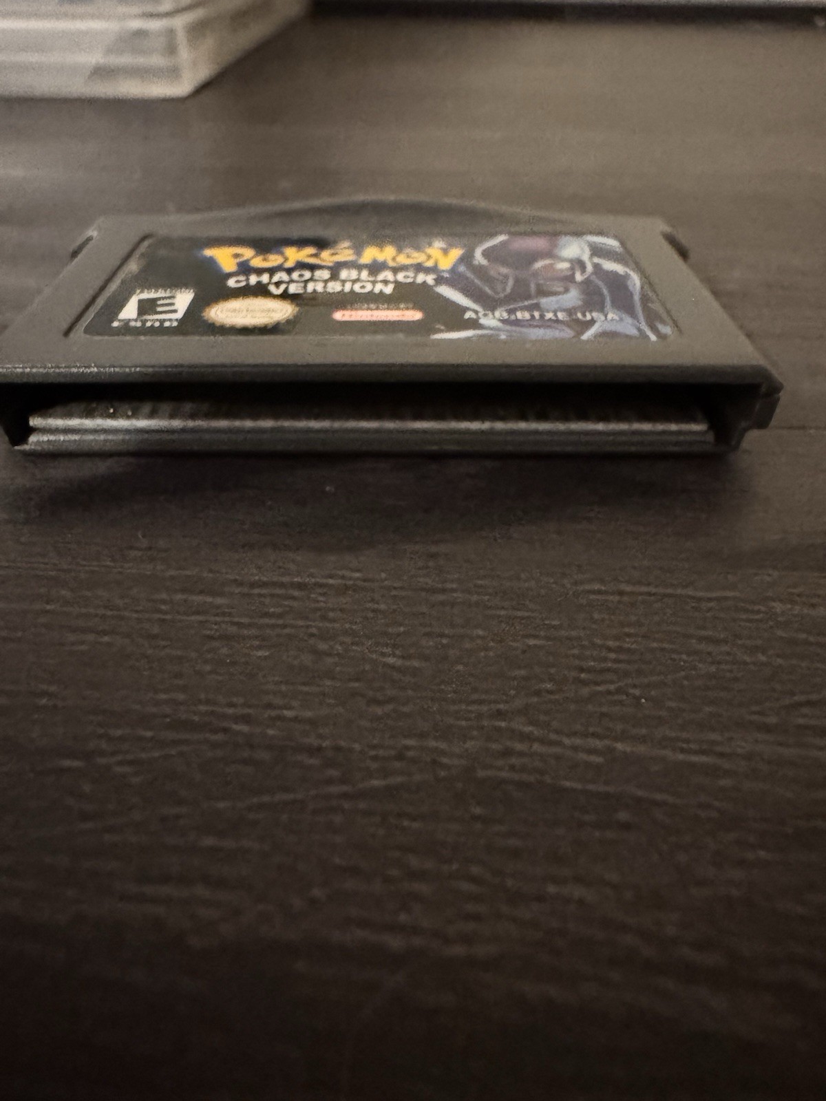 Nintendo Pokémon Chaos Black Version Game Boy Advance GBA E NTSC-U/C