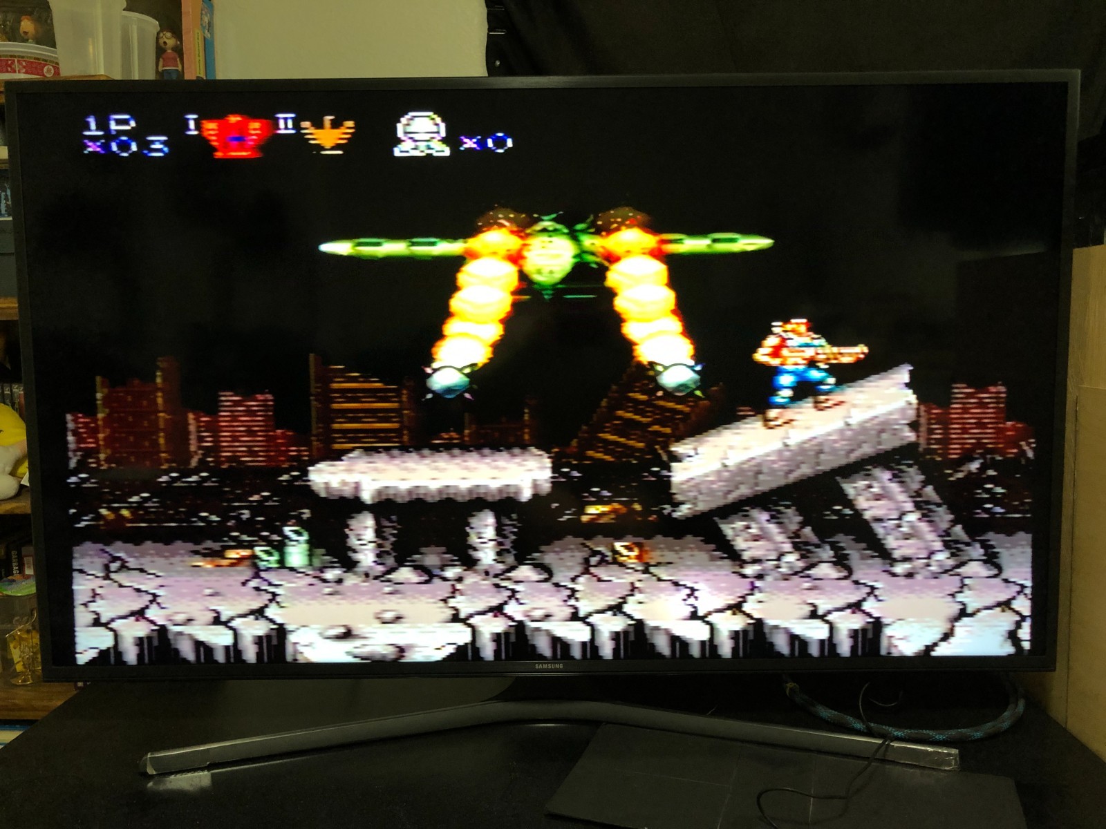 Contra 3 III: The Alien Wars (SNES) (Majesco) CIB Damaged Box, Working, Tested