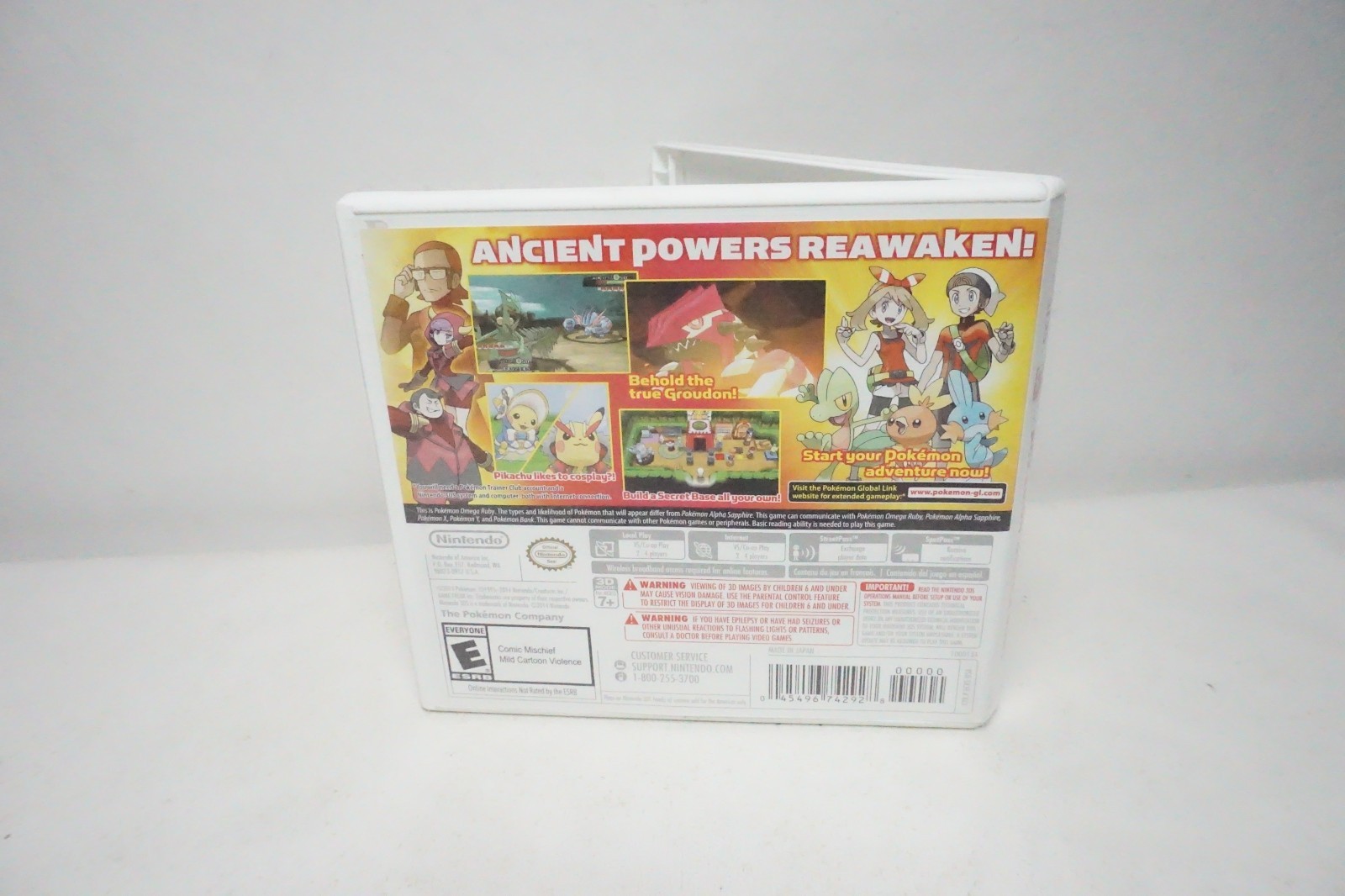 Pokemon Omega Ruby World Edition 3DS Authentic Case