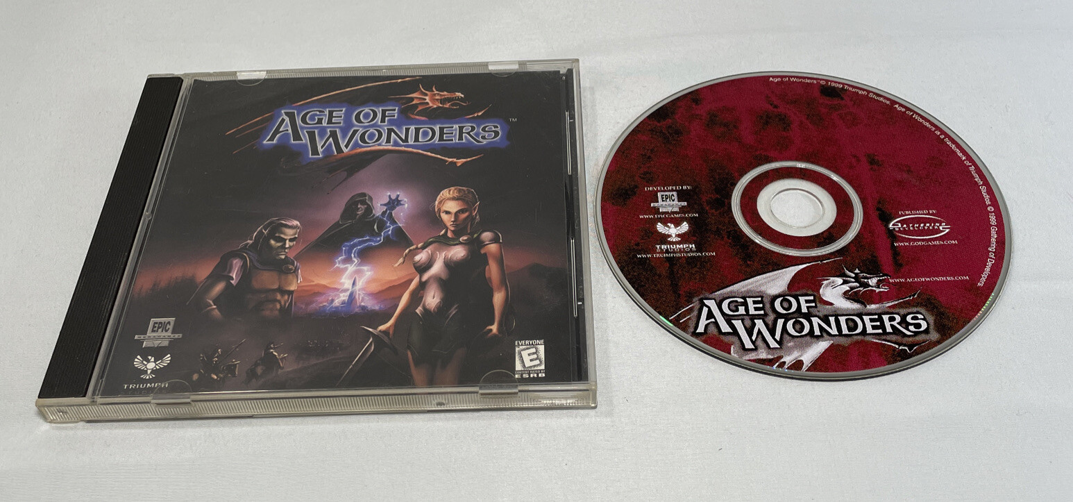 Age of Wonders (PC CD-ROM Game, 1999) Pre-Owned Gently Used