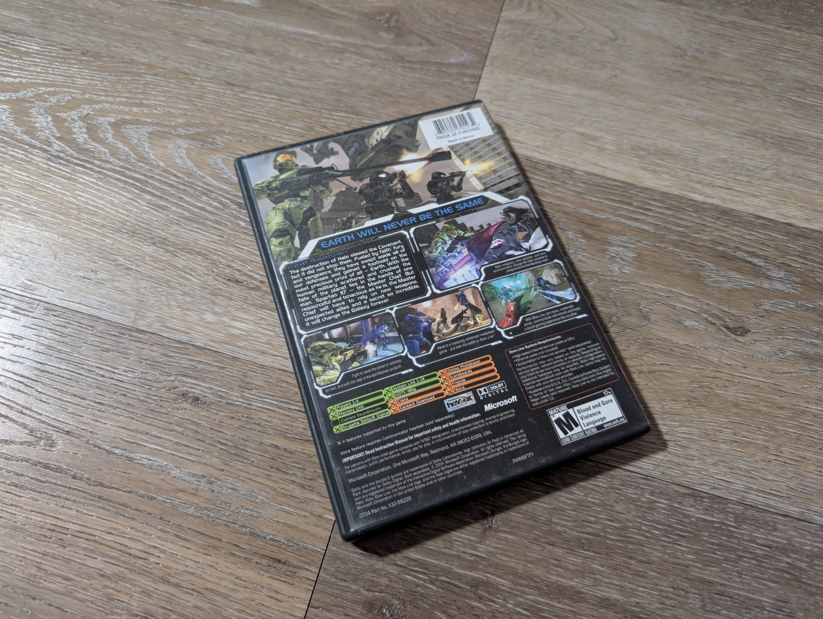 Microsoft Game Studios Halo 2 w/ Manual & Case Microsoft Xbox M Shooter