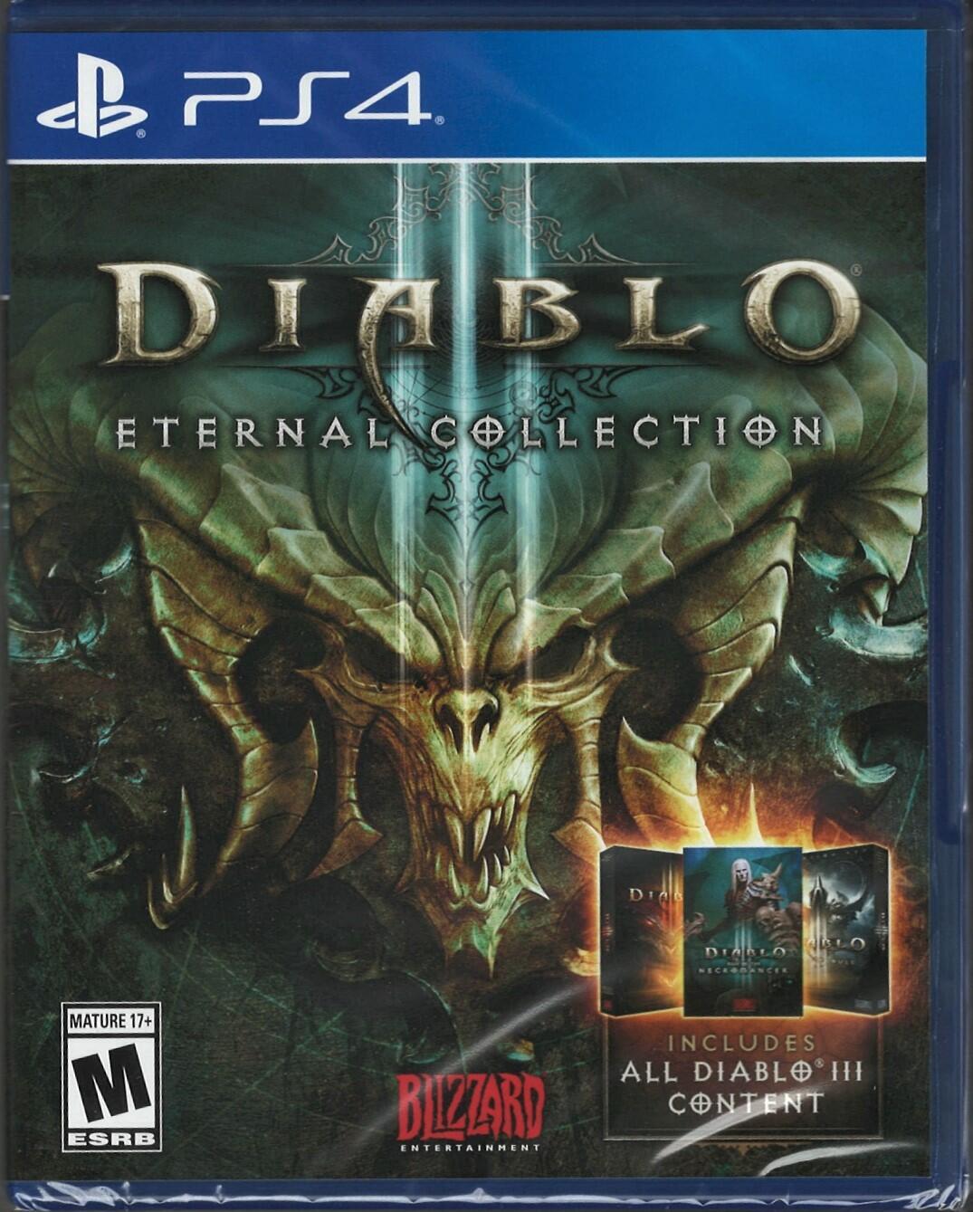 Diablo III Eternal Collection PS4 (Brand New Factory Sealed US Version) PlayStat