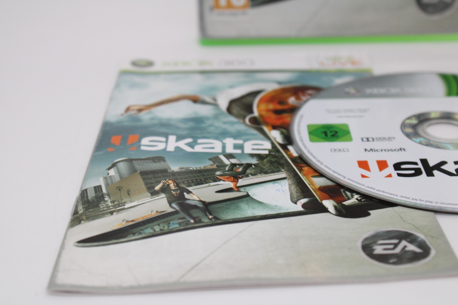 Refurbished Xbox 360 Skate 3 Complete CIB PEGI 16 PAL Import Excellent Mint