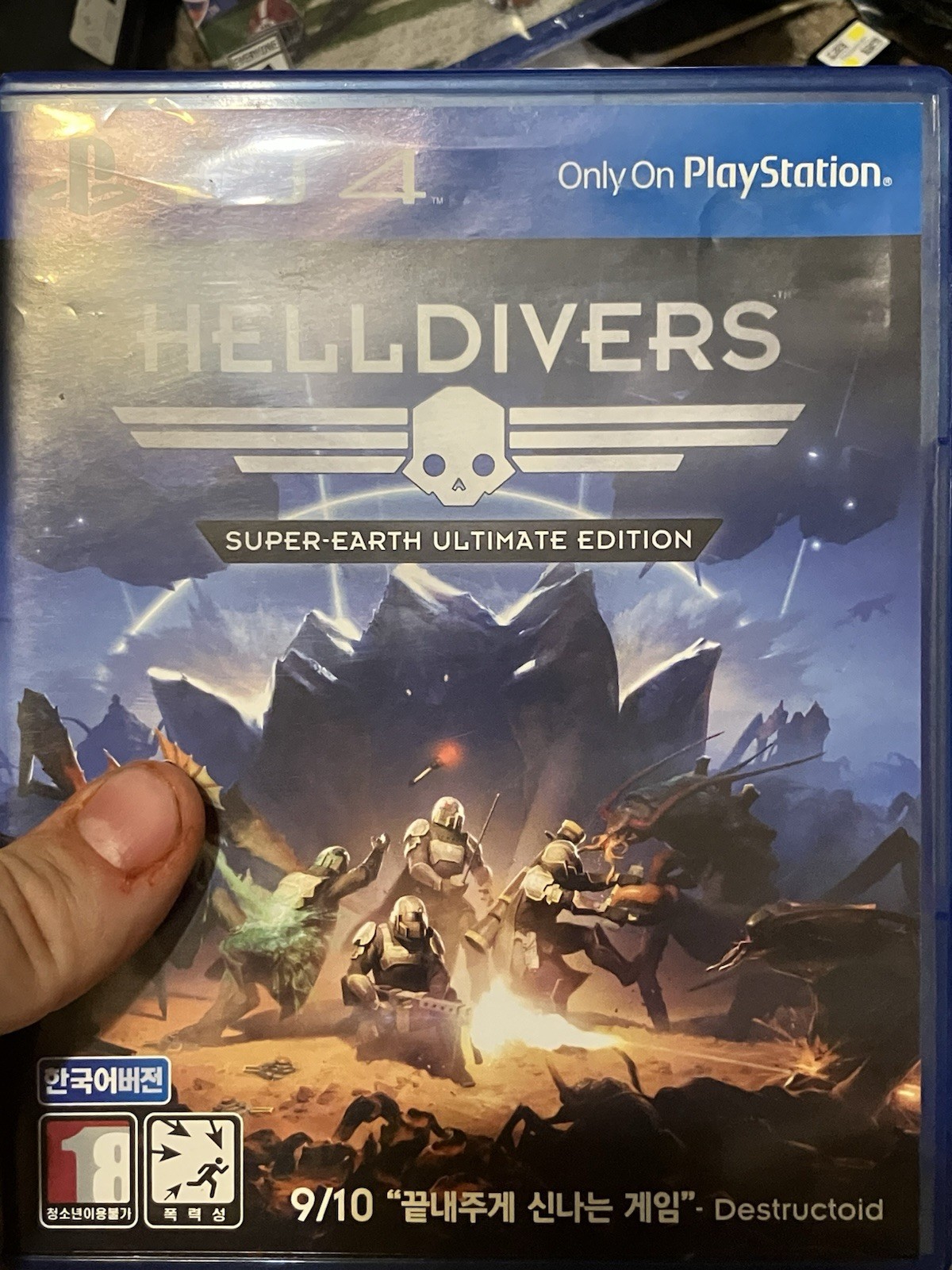 Authentic & Tested Helldivers Super Earth Ultimate Edition PS4, Cib, Works, Read