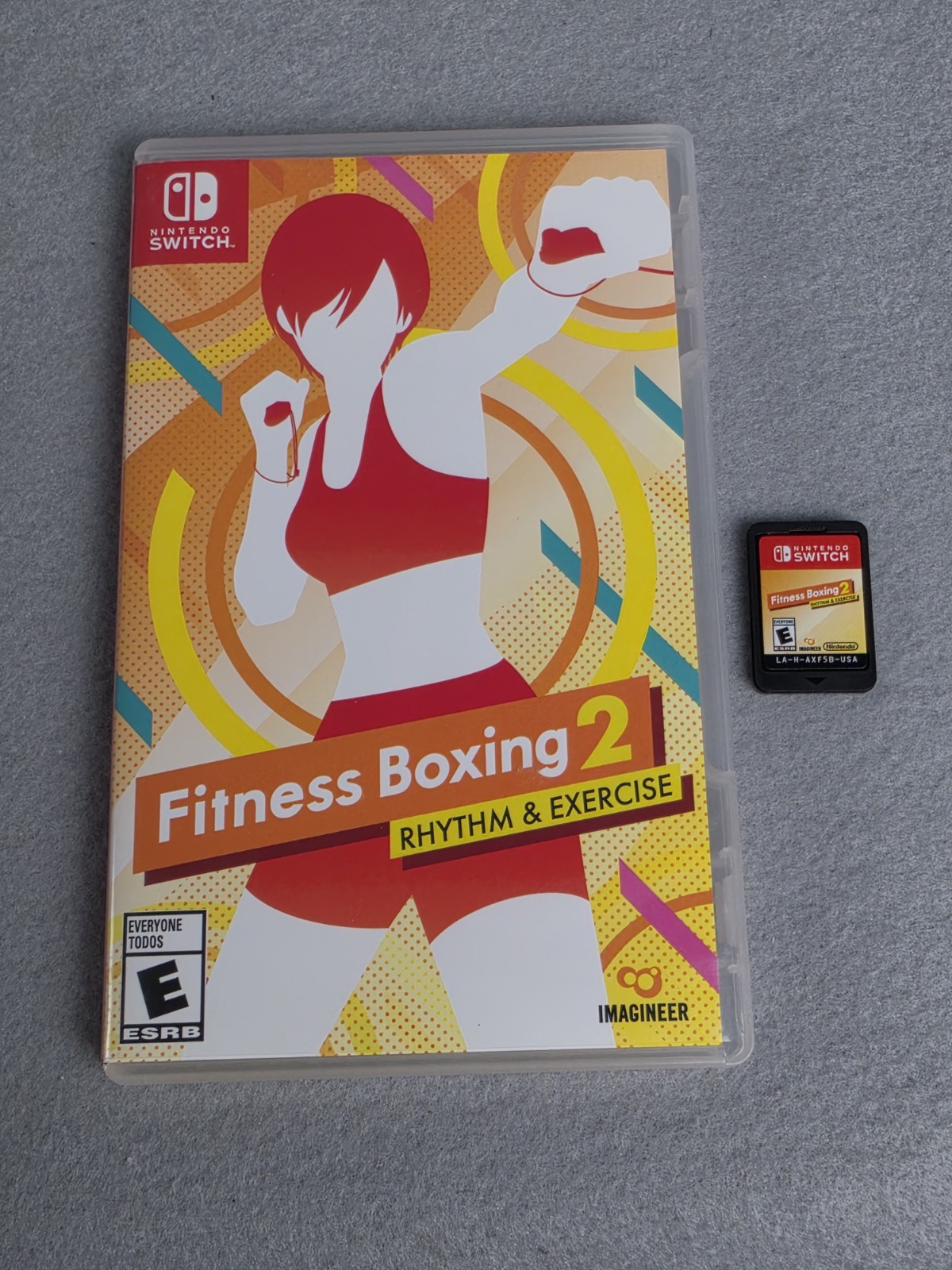 FITNESS BOXING 2: RHYTHM & EXERCISE NINTENDO SWITCH COMPLETE FAST SHIPPING