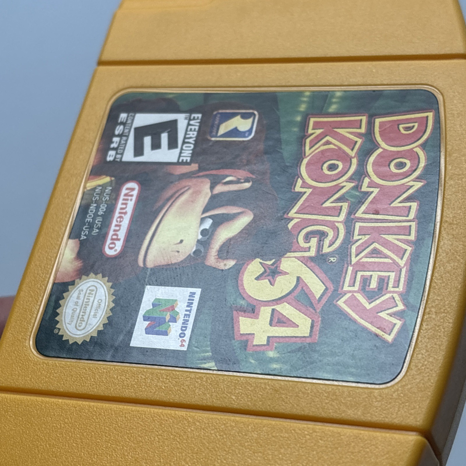 Donkey Kong 64 (Nintendo 64) N64 Game Authentic Cleaned Tested RareWare Yellow
