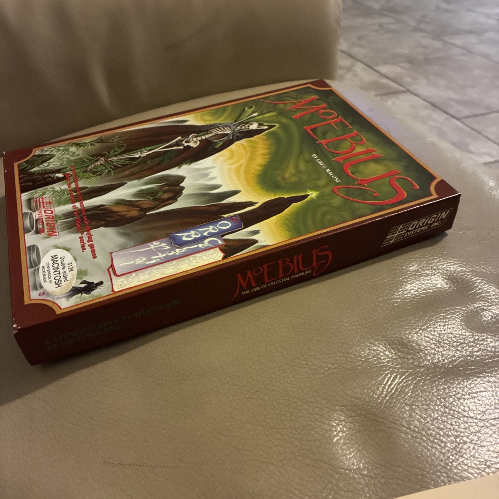 Moebius: The Orb of Celestial Harmony (Macintosh, 1987) ORIGIN – NO DISK