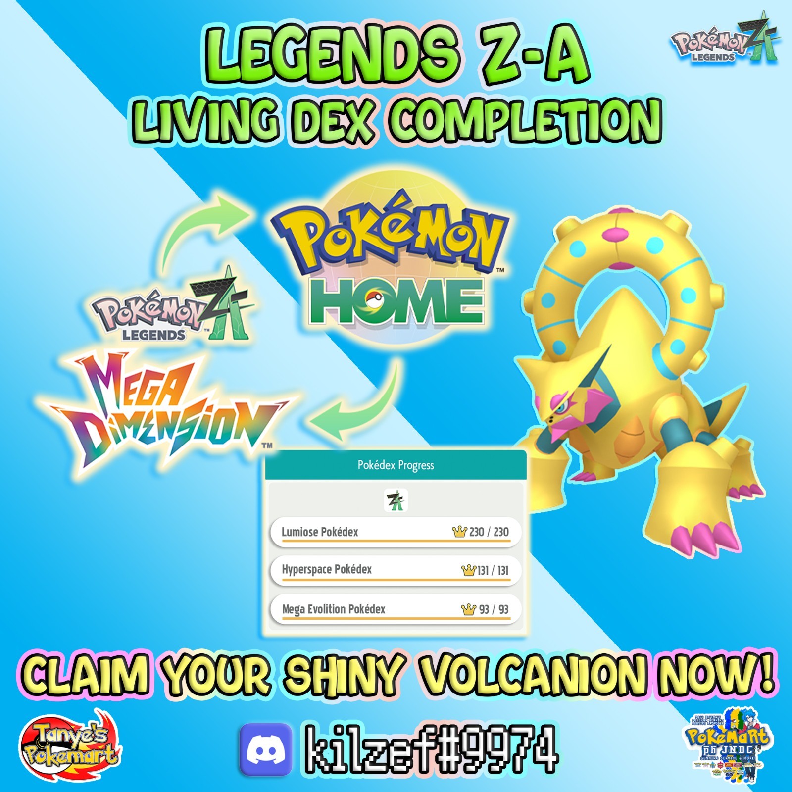 Pokémon HOME Complete Pokédex 720+ (Shiny + Non-Shiny) | Pokémon ZA Living Dex
