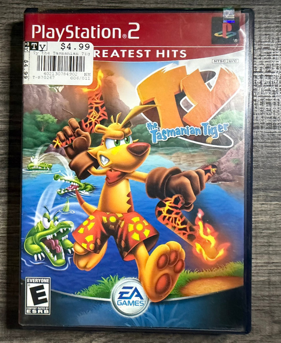 Ty The Tasmanian Tiger (Greatest Hits) – Sony PS2 – EA Games – Acceptable Condit