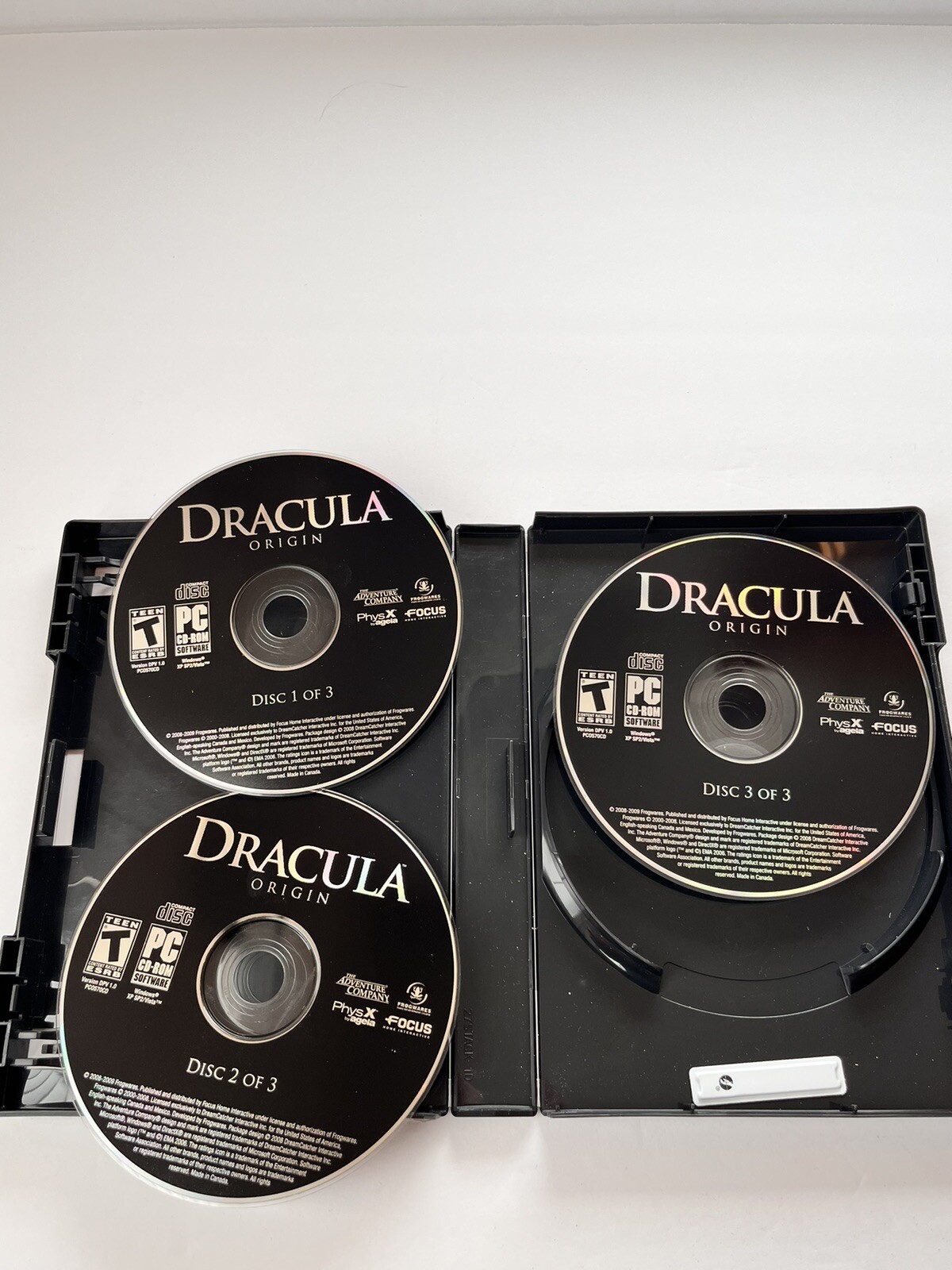 Dracula Origin PC Video Game 2008 Vampire Role Playing Adventure