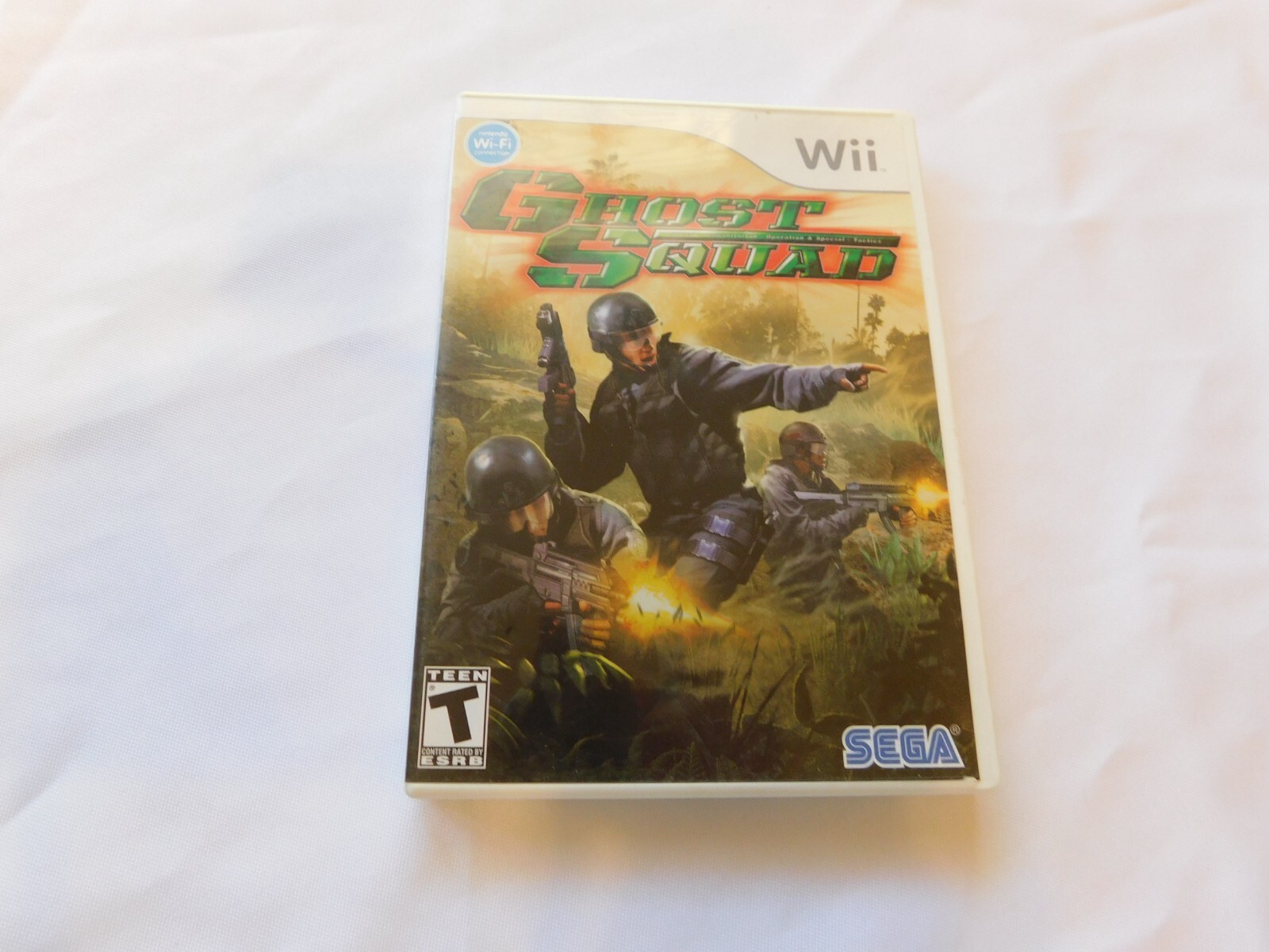 Wii Ghost Squad 2006 Sega Nintendo Shooter Rated T Teen Pre-owned