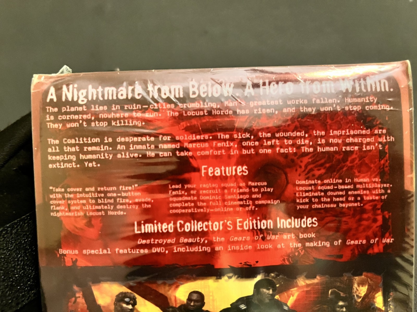 Gears of War:NEW/Factory Sealed Steelbook Limited Collector’s Edition Xbox 360