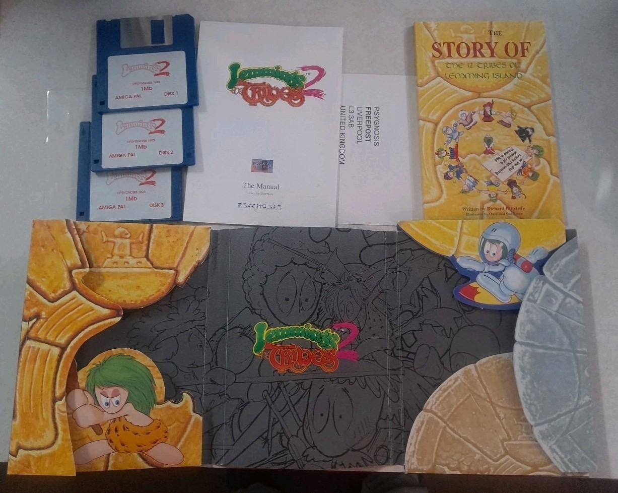 Lemmings 2 : The Tribes (Psygnosis, 1993) – Amiga PAL/UK Version