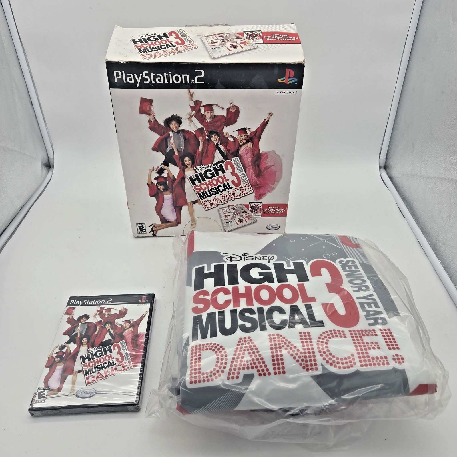 High School Musical 3: Senior Year Dance Bundle (Sony PS2) New Open Box